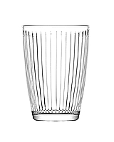 סט 6 כוסות זכוכית פסים הייבול 400 מל ברוג' LAV - ארקוסטיל